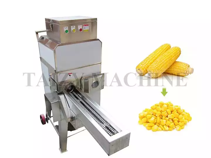 Fresh corn sheller machine