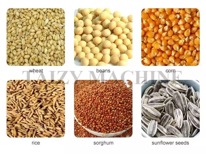 applicable materials of grain dryer