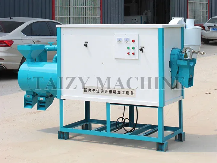 Maize Grinder Machine Price In Nigeria 2 the front of complete maize grits machine with high-efficiency