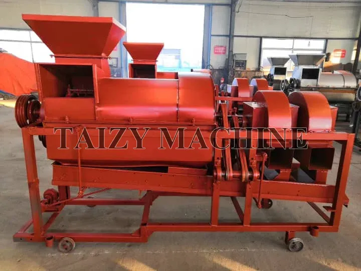 Multi-functional Maize Thresher Machine for Shelling Grains 2 red versatile corn threshing machine without wheel