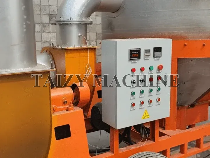 Mobile Grain Dryer for Small Farm 2 the easy-operation cabinet of mobile grain dryer