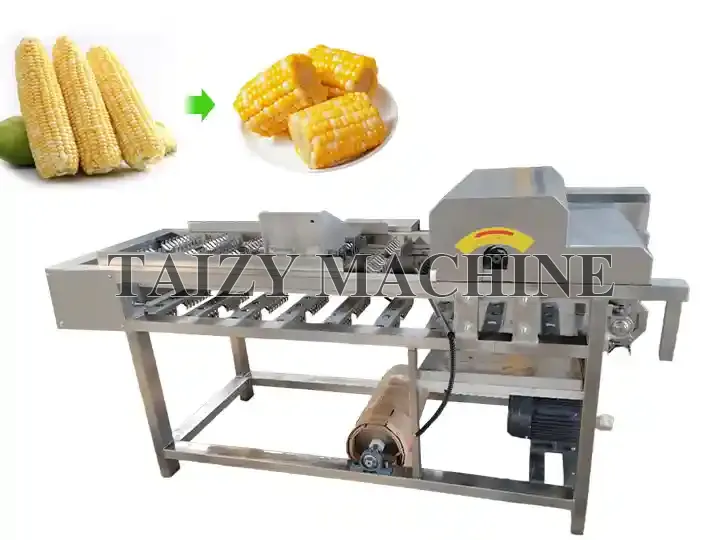 Automatic Sweet Corn Cutting Machine For Processing Fresh Maize