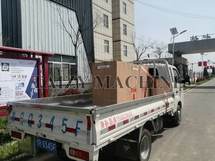 corn grinder machine shipping to india