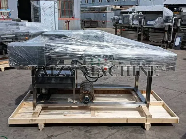 Automatic Sweet Corn Cutting Machine For Processing Fresh Maize 8 plastic covering of sweet corn cutter