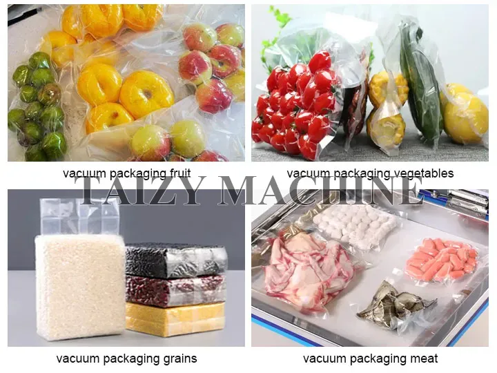 applications of food vacuum packaging machine