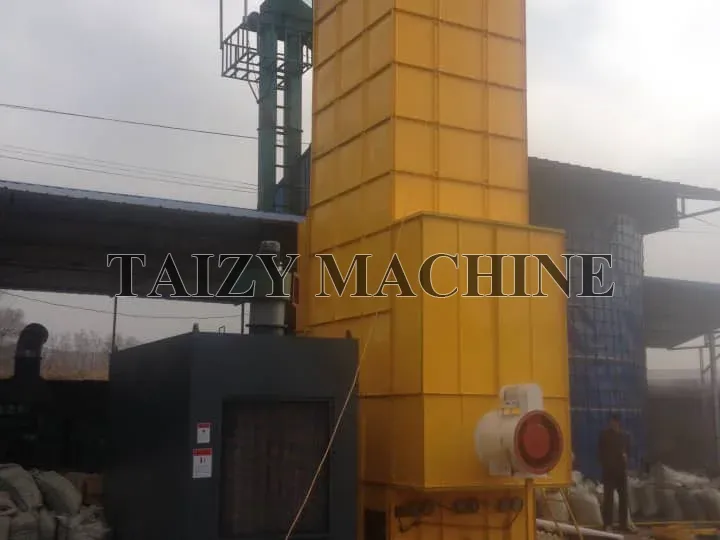 grain drying storage tower