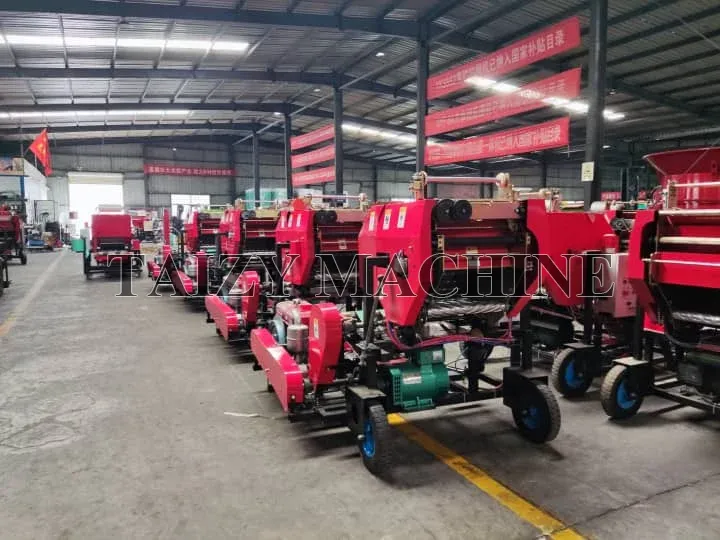 Baling and wrapping machine factory