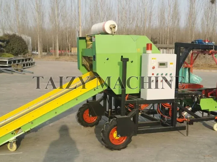TZ-70 self loading bale wrapper