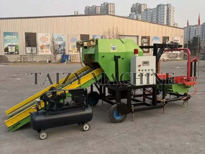 bale wrapper combination maize baler