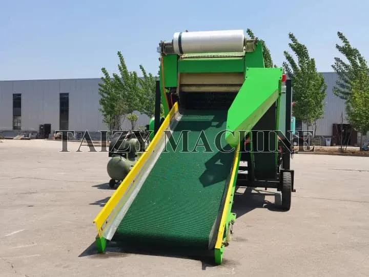 Taizy New Corn Silage Baler Machine 5 baling and wrapping machine with material recycling system