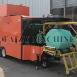 Enveloppeuse de silage à film à double couche