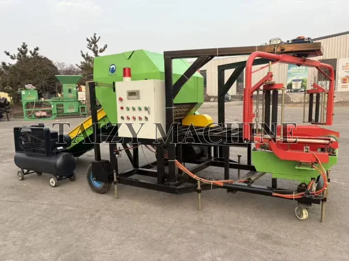 Machine à balle et enveloppeuse pour alimentation bovine