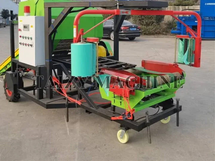 Taizy New Corn Silage Baler Machine 4 9YDB-70 film packaging system