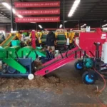 hay bale wrapper with silage chopper
