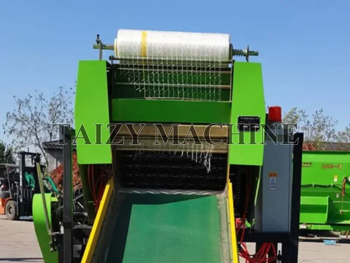 Taizy New Corn Silage Baler Machine 3 9YDB-70 plastic net
