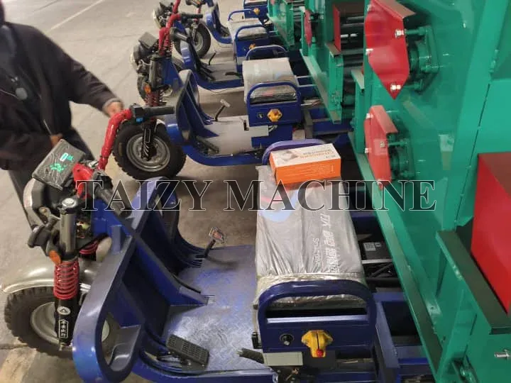 cab of the feeding spreader