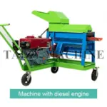 corn threshing machine with diesel engine