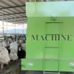feeding process of cattle feed spreader