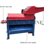 structure of corn seed removing machine