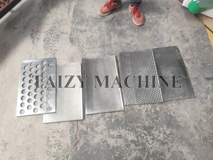 four types of sieves screen