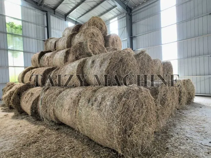 Ethiopia Livestock Farmer Boosts Feed Storage with Round Bale Wrapper 1 hay