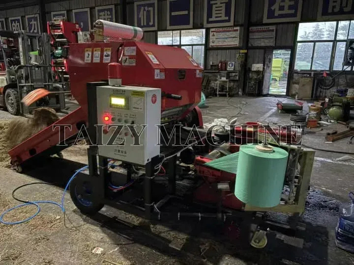 Ethiopia Livestock Farmer Boosts Feed Storage with Round Bale Wrapper 7 round bale silage wrapper