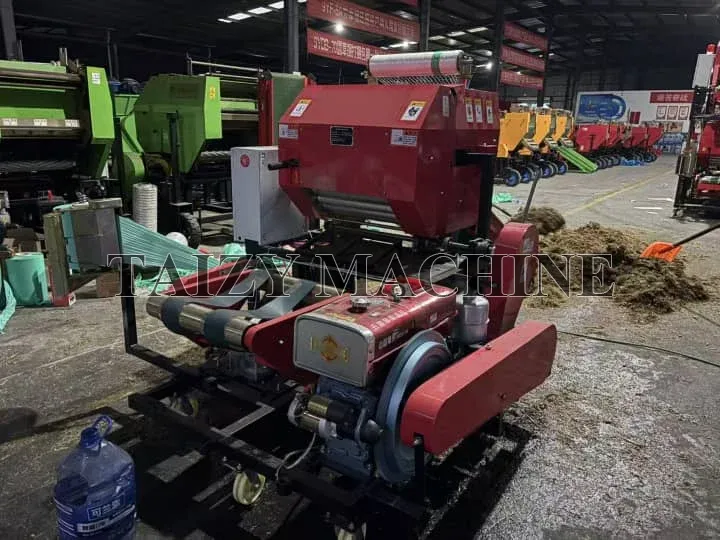 Ethiopia Livestock Farmer Boosts Feed Storage with Round Bale Wrapper 8 silage bale wrapper