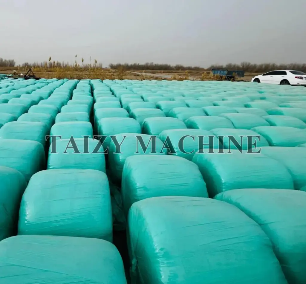 Ethiopia Livestock Farmer Boosts Feed Storage with Round Bale Wrapper 2 silage storage