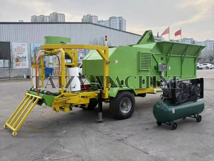 automatic hay baler silage machine