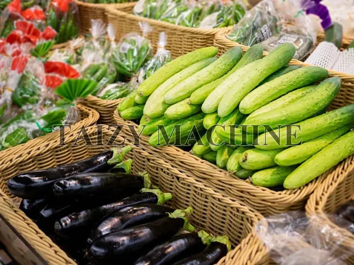 cylindrical vegetables