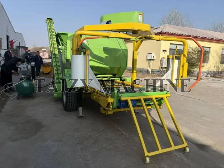 envoltório de silagem de fardo redondo