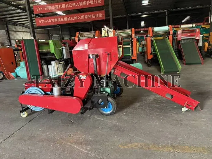 round baler with wrapper for sale