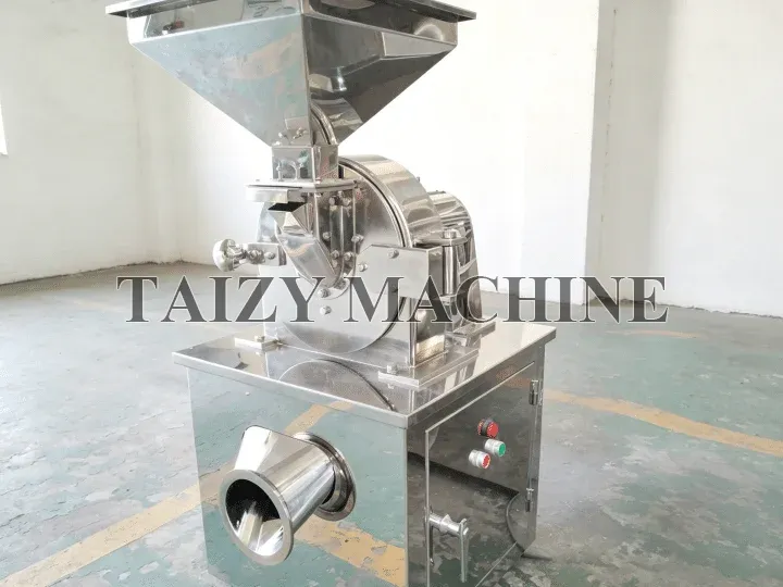 small stainless steel grinder