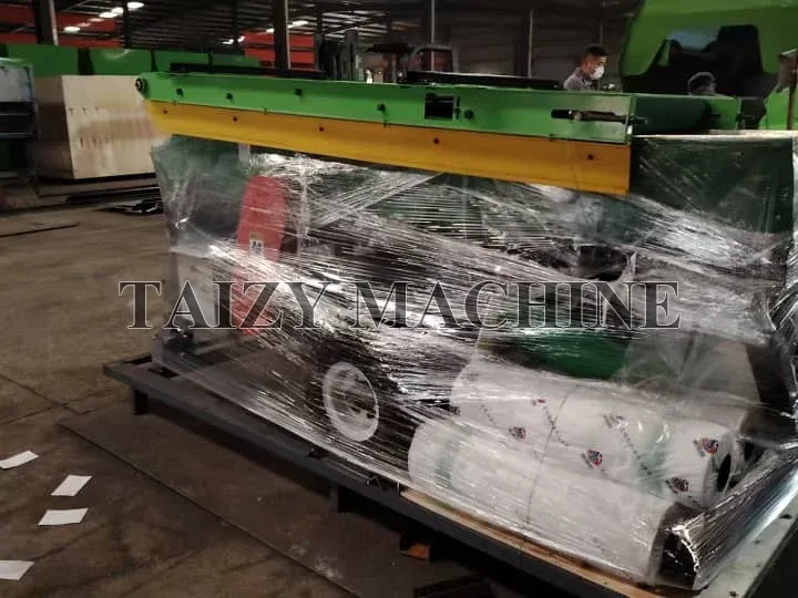 Tanzania Customer Invests In Baler Wrapper Combination 5 packaging of grass baling wrapping machine