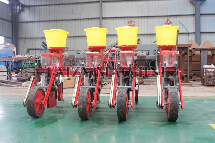 UK Customer's Second Purchase of Seed Planting Machine 3 The 4-row corn planter is suitable for small to medium-sized farms. It offers flexible operation in narrower fields and is easy to maneuver with a tractor. It provides stable seed placement and consistent row spacing, making it a practical choice for efficient maize planting in limited land areas.