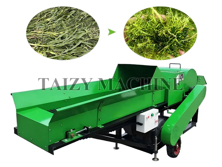 Taizy Wet-and-Dry Dual-Use Small Grass Chaff Cutting Machine