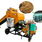 Silage bale wrapper is capable of chopping green forage or crop stalks, compacting them to a high density, baling them, and wrapping them in stretch film. Through these processes, the equipment creates a completely sealed anaerobic environment within the package, thereby preserving the freshness of the forage.