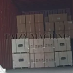 the loading of maize threshing machine