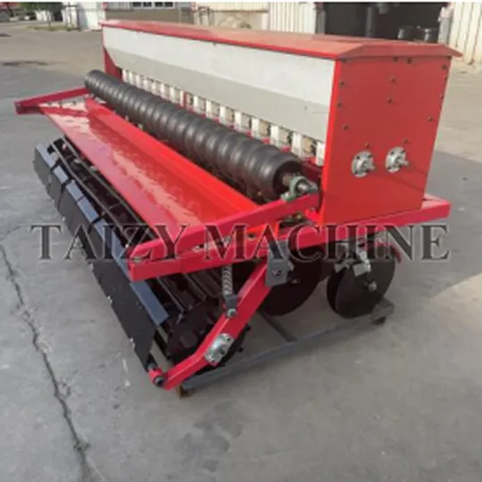 A wheat planting machine is designed to sow wheat seeds efficiently and evenly across the field. It helps improve planting accuracy, reduce labor requirements, and increase overall farming productivity.