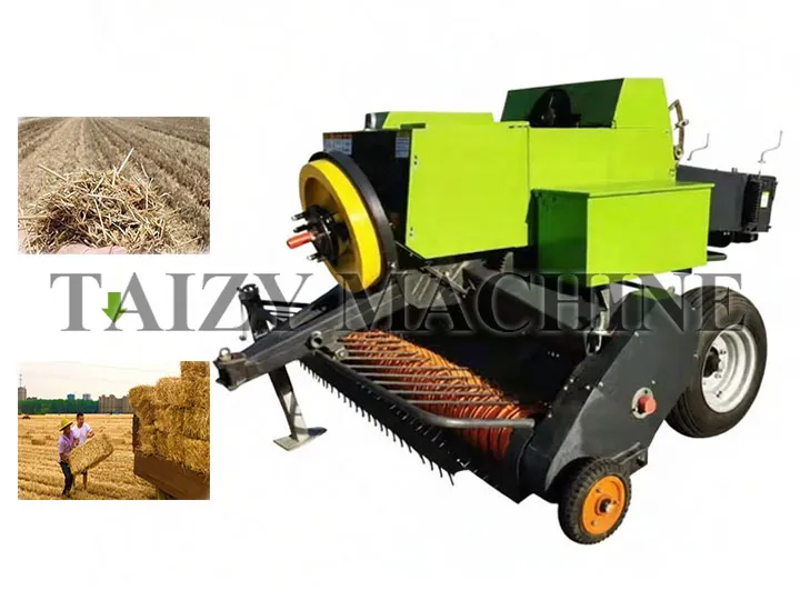 square hay baler machine