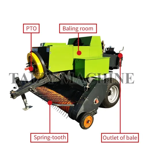 square hay baler structure