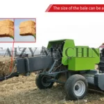 the size of the bale can be adjusted