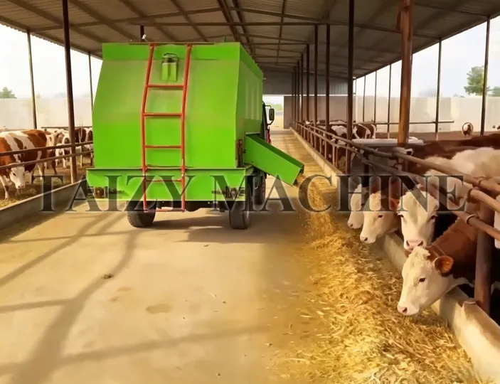 Taizy compact silage feeding machine