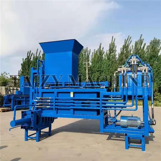 hay baler with double bagging