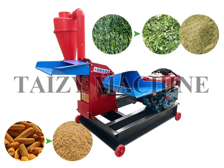 Double-Inlet Forage Cutting Machine